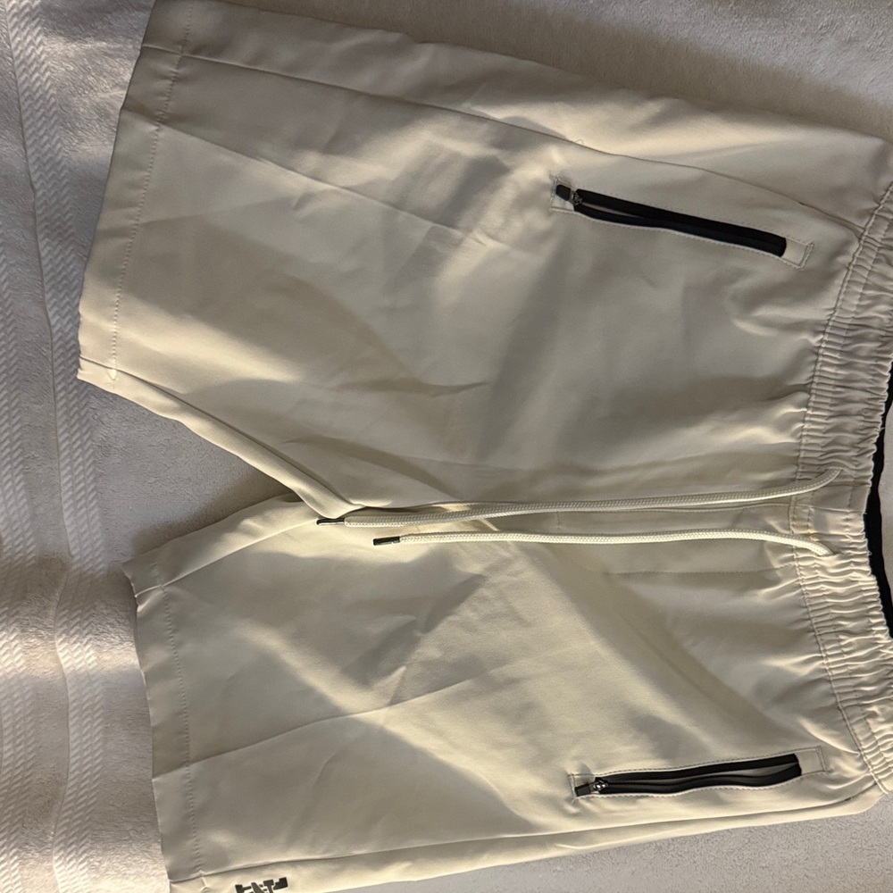 Men's Athletic Shorts in Cream